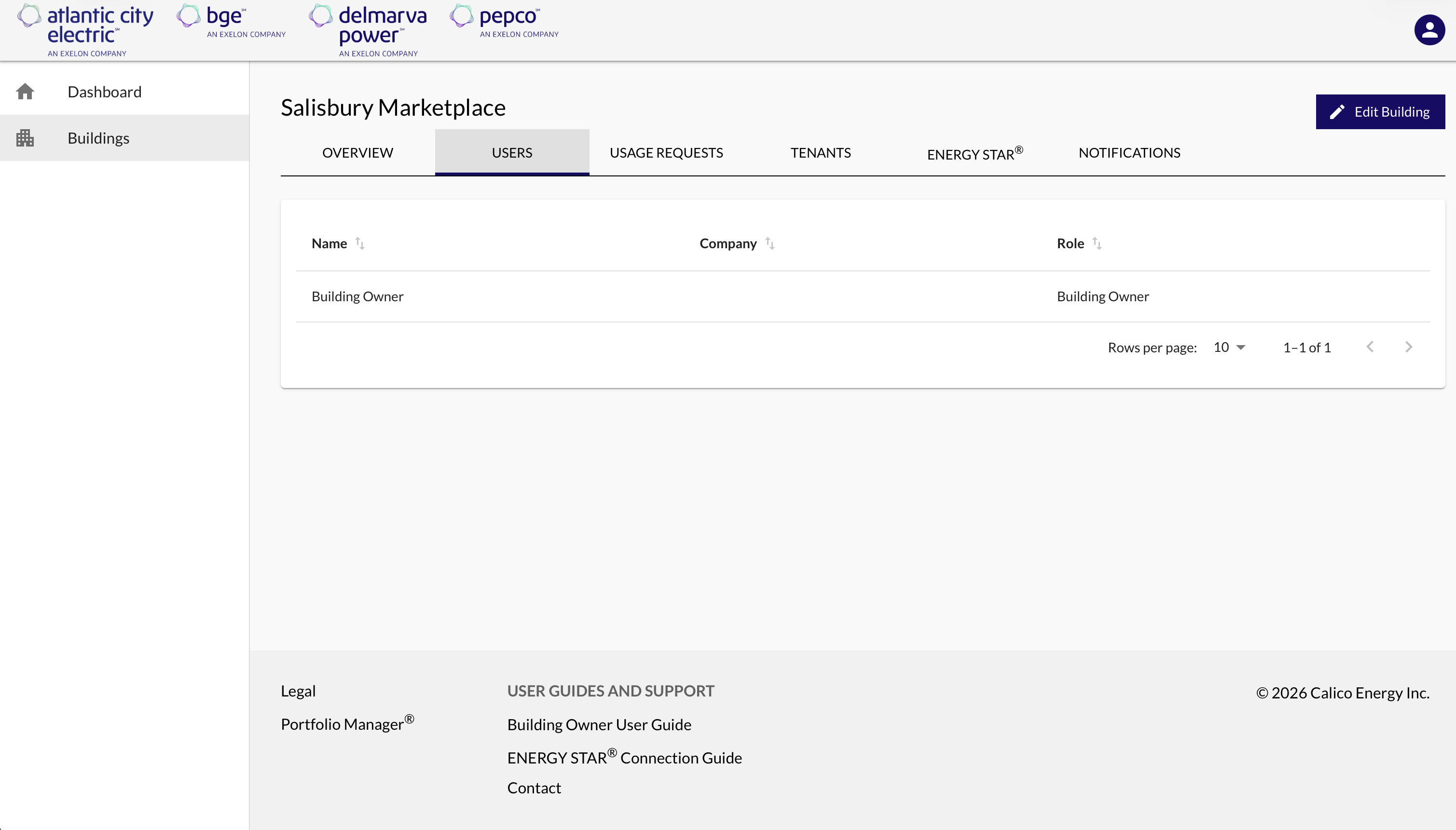 Energy Usage Data System Terms and Conditions