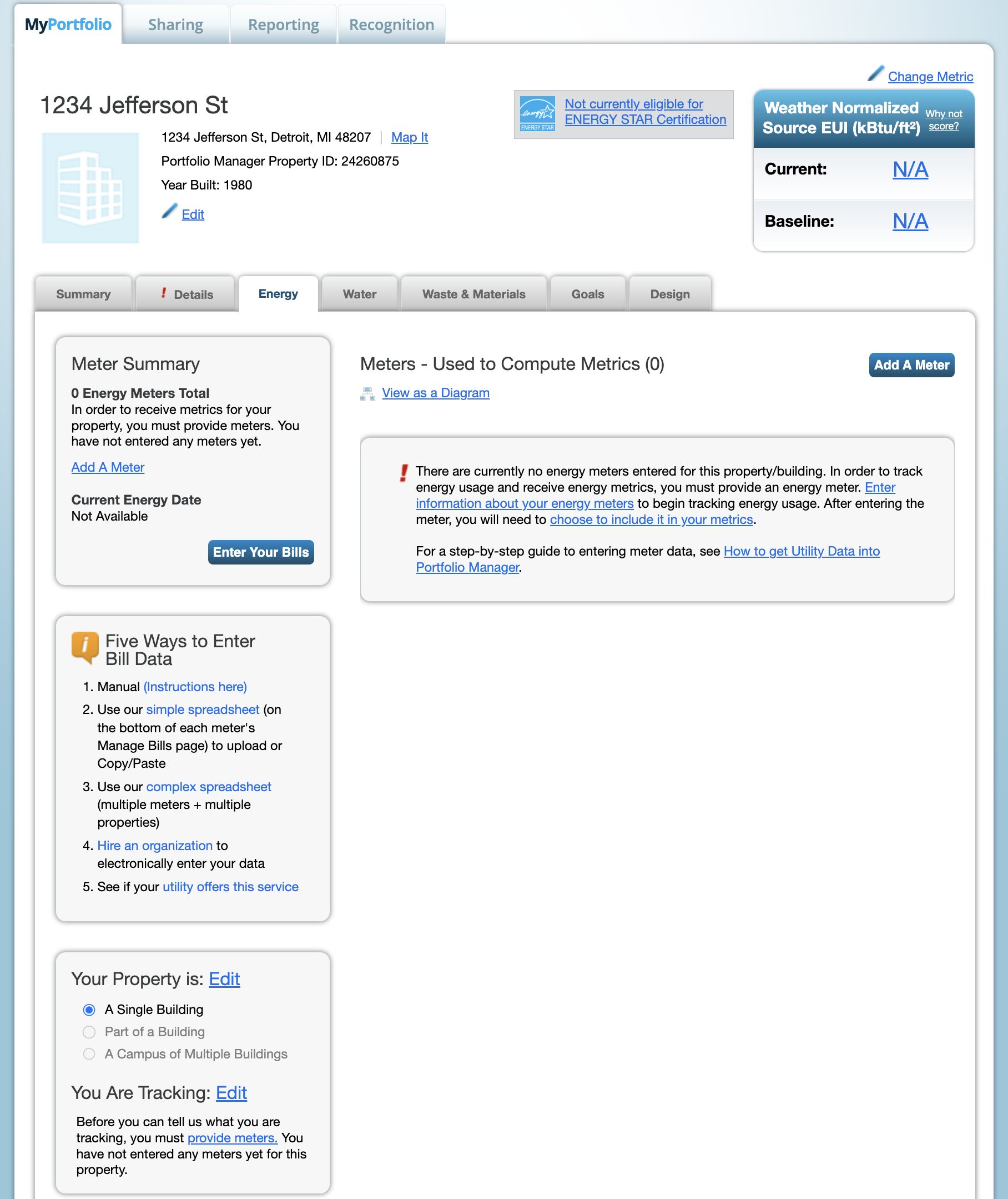 ENERGY STAR Add Meter