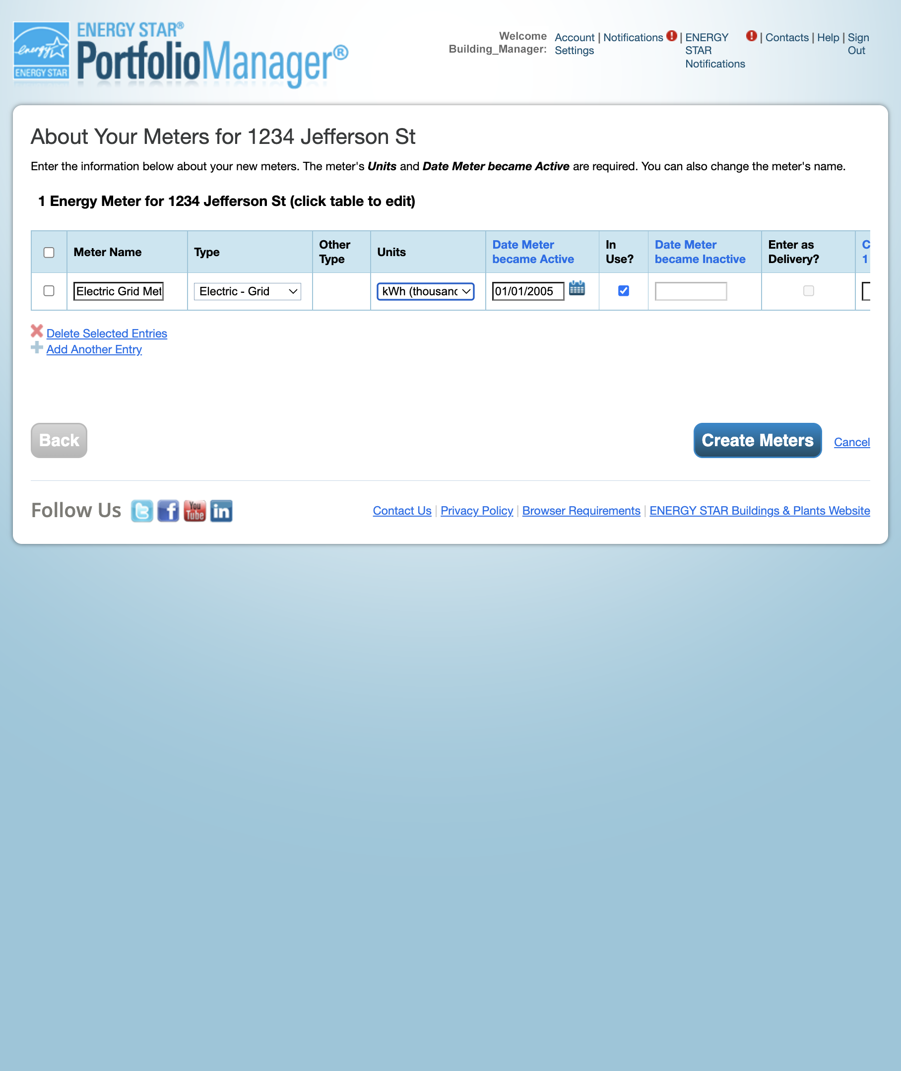 ENERGY STAR Add Meter 3