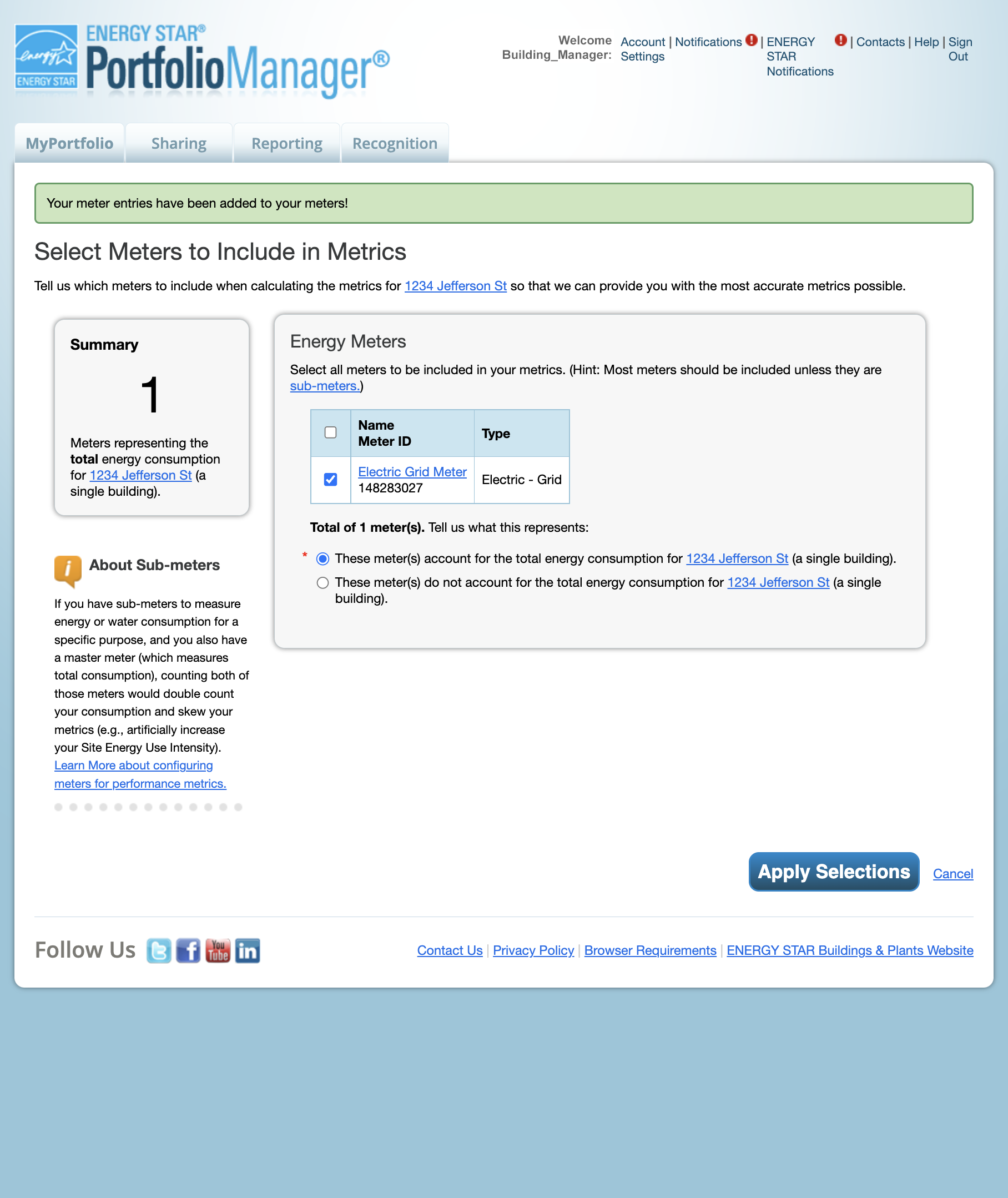 ENERGY STAR Add Meter 5