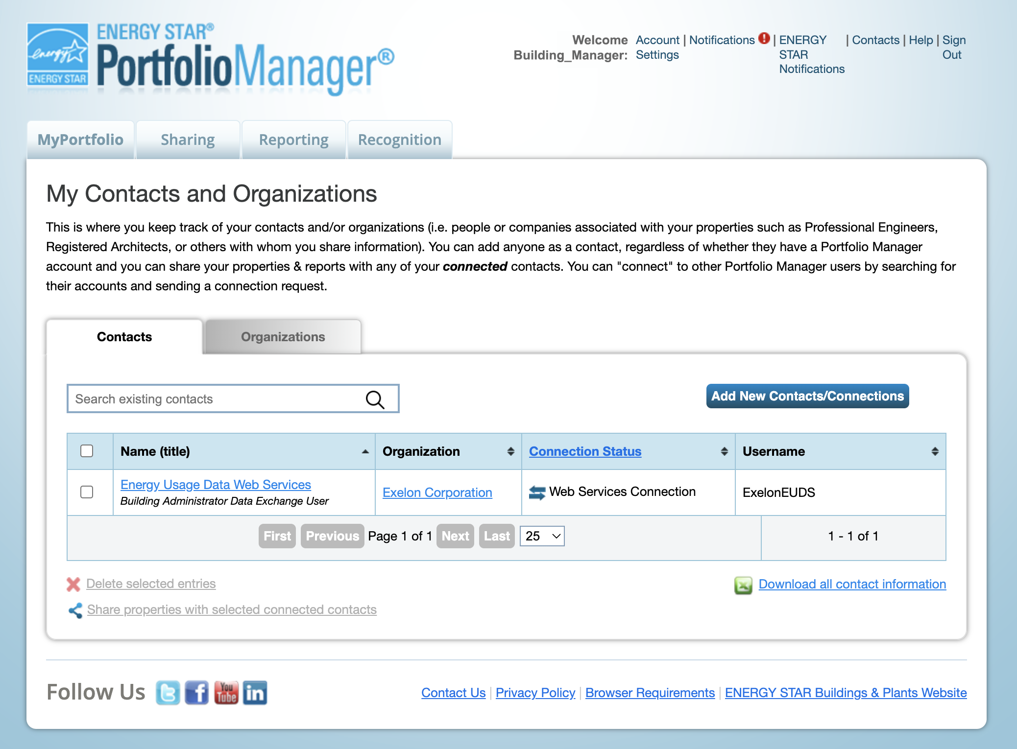 ESPM Search Contacts